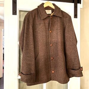 Vintage Filson Women's Olive Brown Wool Coat xl